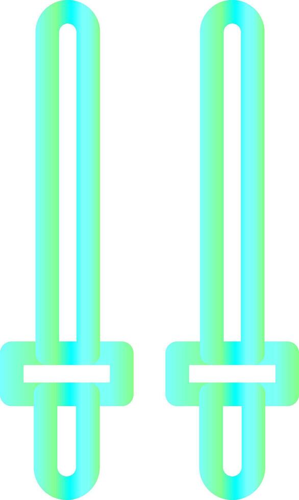 Fencing Creative Icon Design vector