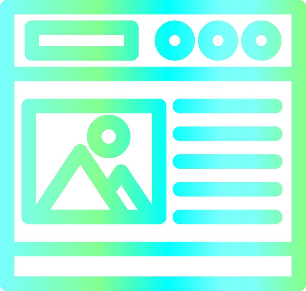 Content Creative Icon Design vector