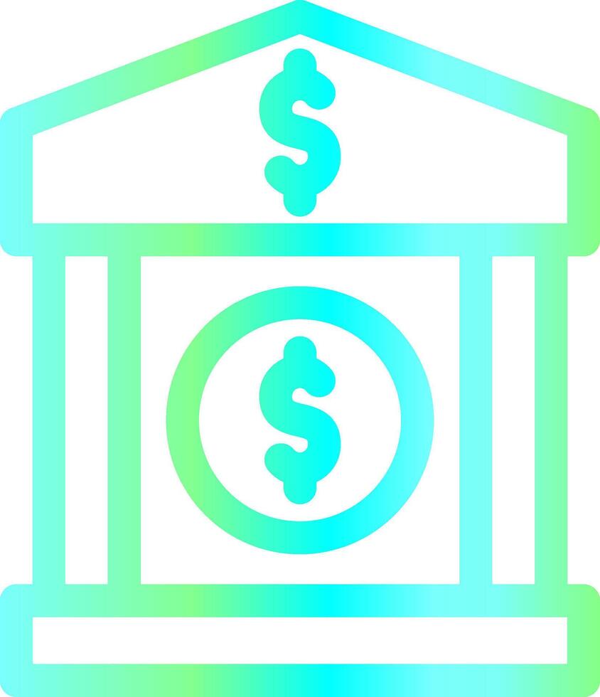 Bank Creative Icon Design vector