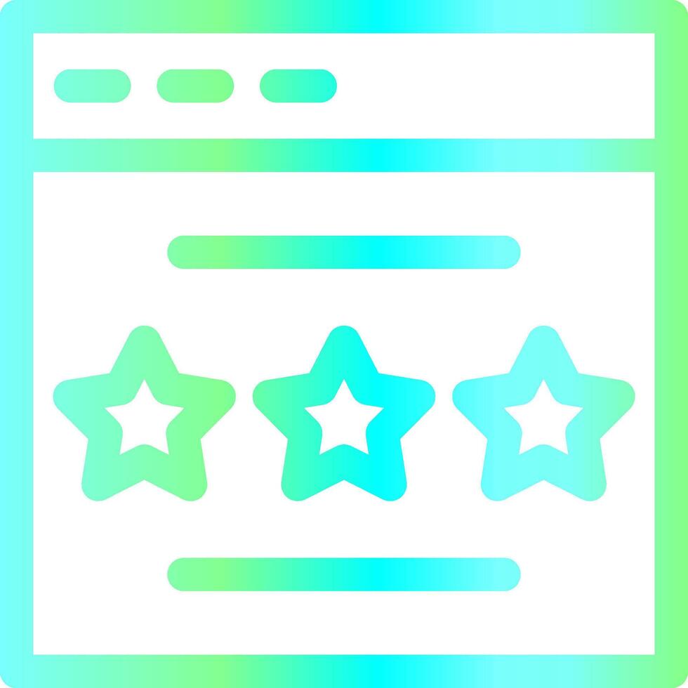 Rating Creative Icon Design vector