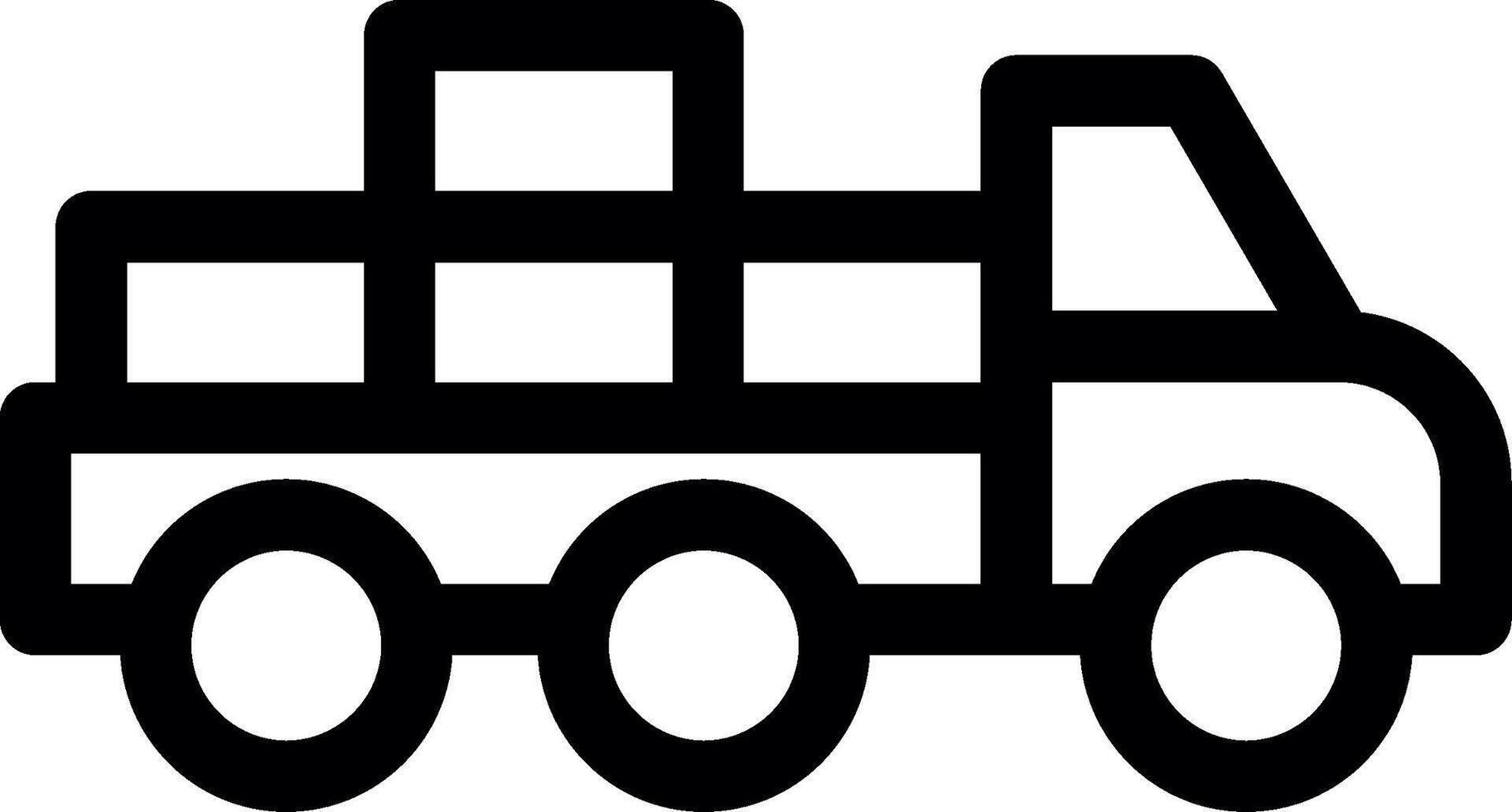 Mover Truck Creative Icon Design vector