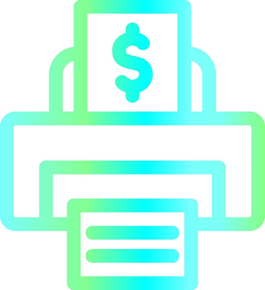 Printer Creative Icon Design vector
