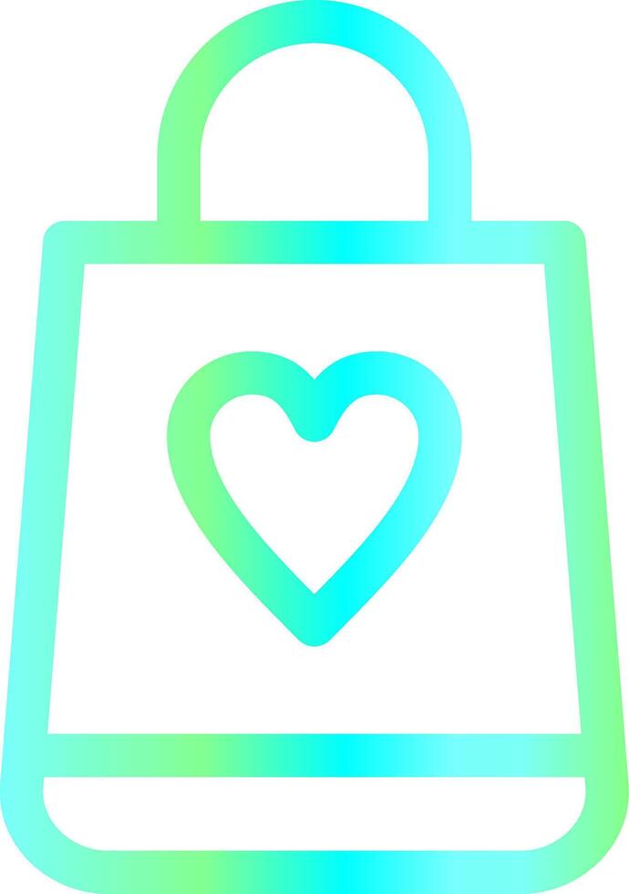 Shopping Bag Creative Icon Design vector