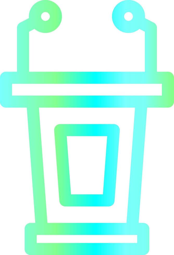 Lectern Creative Icon Design vector