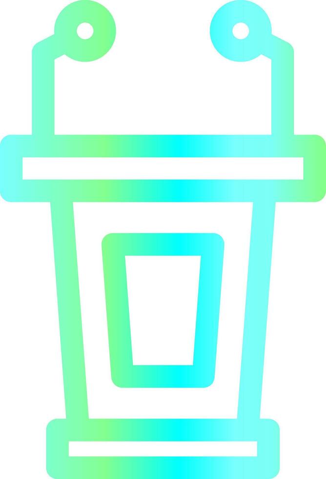 Lectern Creative Icon Design vector