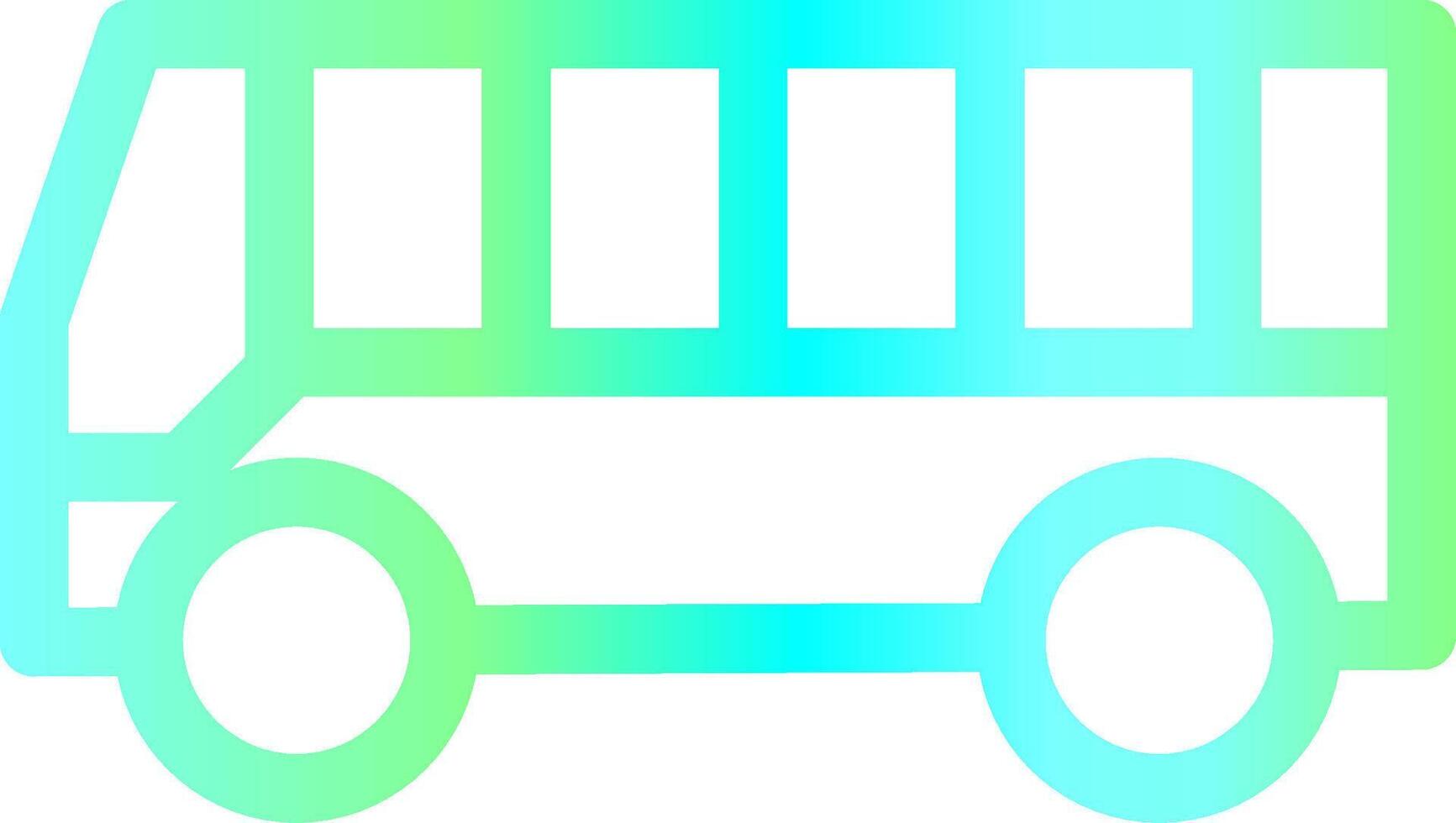 Bus Creative Icon Design vector