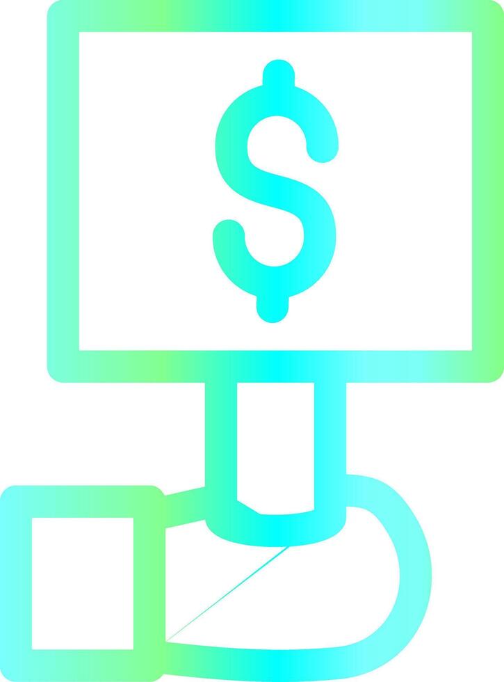 Bidding Creative Icon Design vector