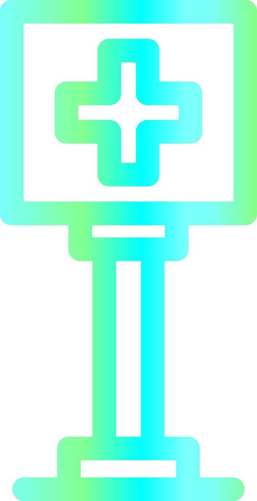 Healthcare Sign Board Creative Icon Design vector