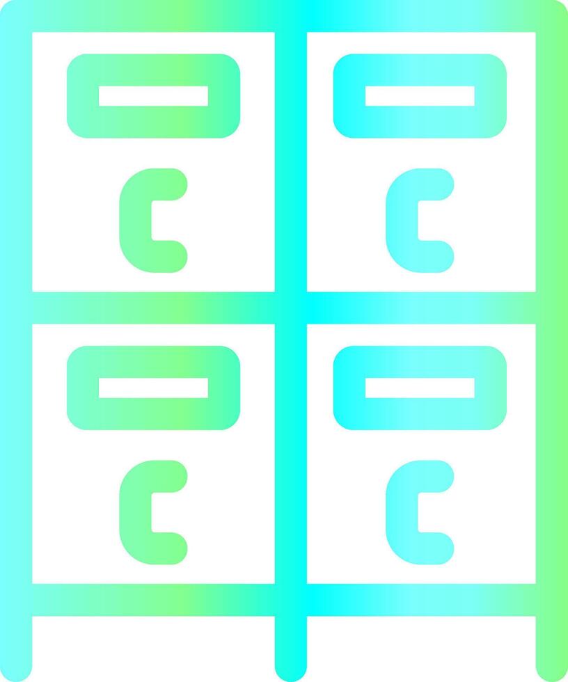 Locker Creative Icon Design vector
