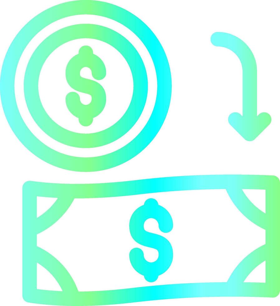 Exchange Creative Icon Design vector