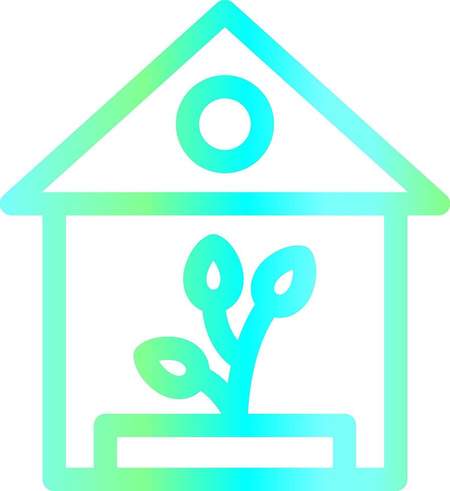 Greenhouse Creative Icon Design vector