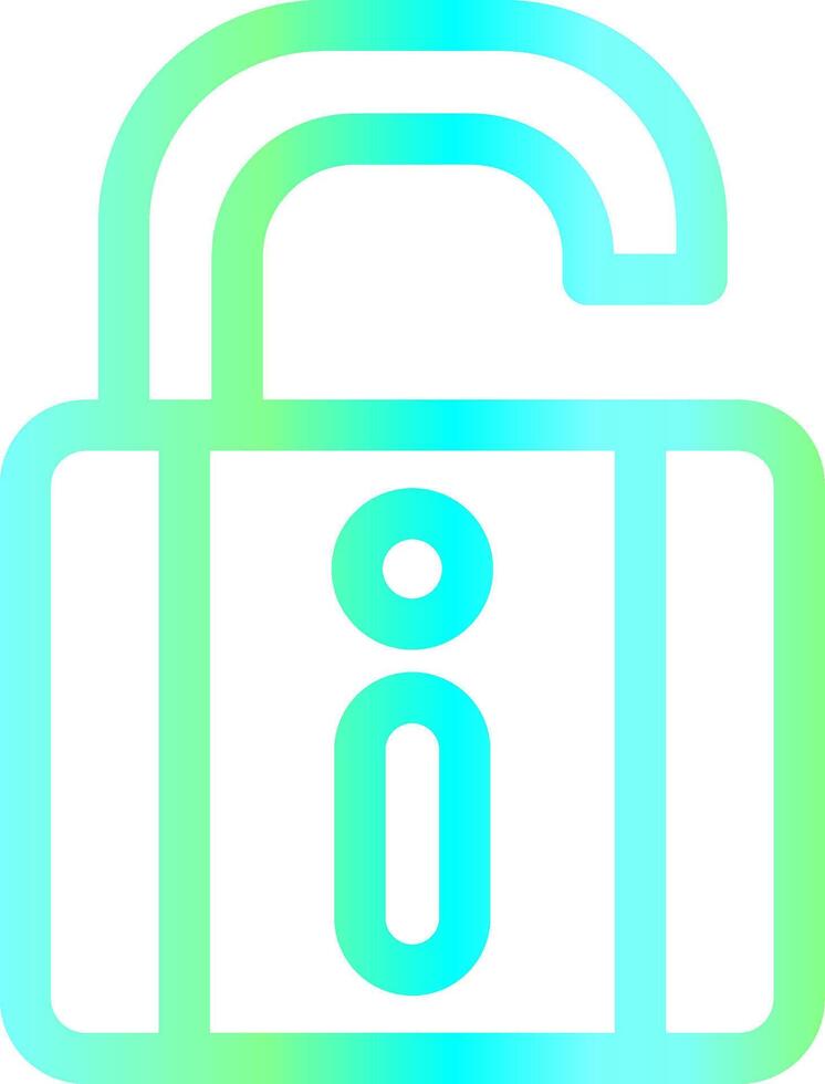 Unlock Creative Icon Design vector