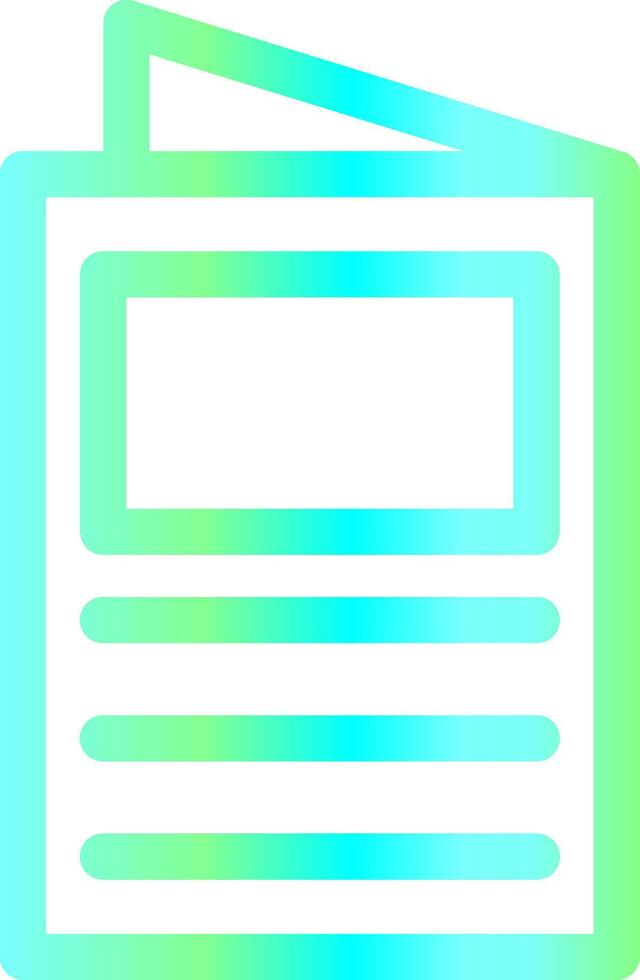 Brochure Creative Icon Design vector