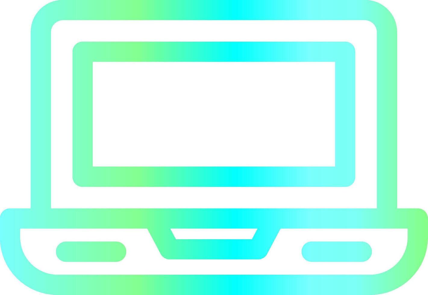 Laptop Creative Icon Design vector