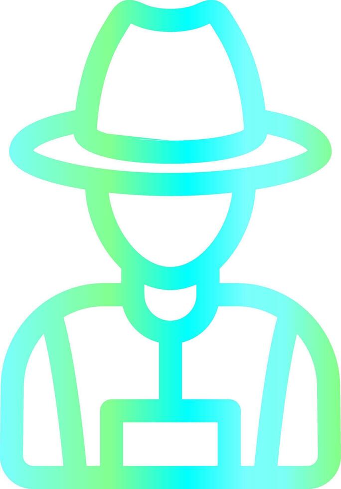 Farmer Creative Icon Design vector