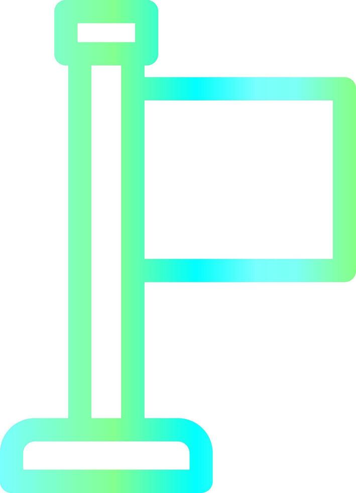Flag Creative Icon Design vector