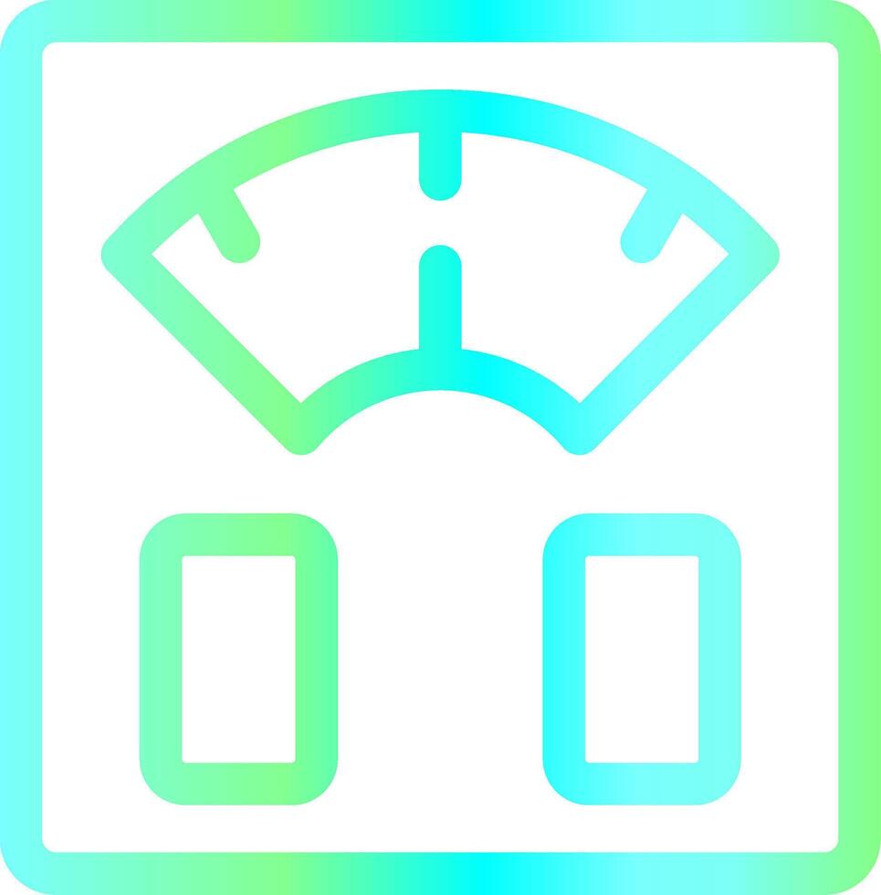 Body Scale Creative Icon Design vector
