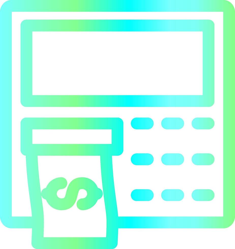 Atm Creative Icon Design vector