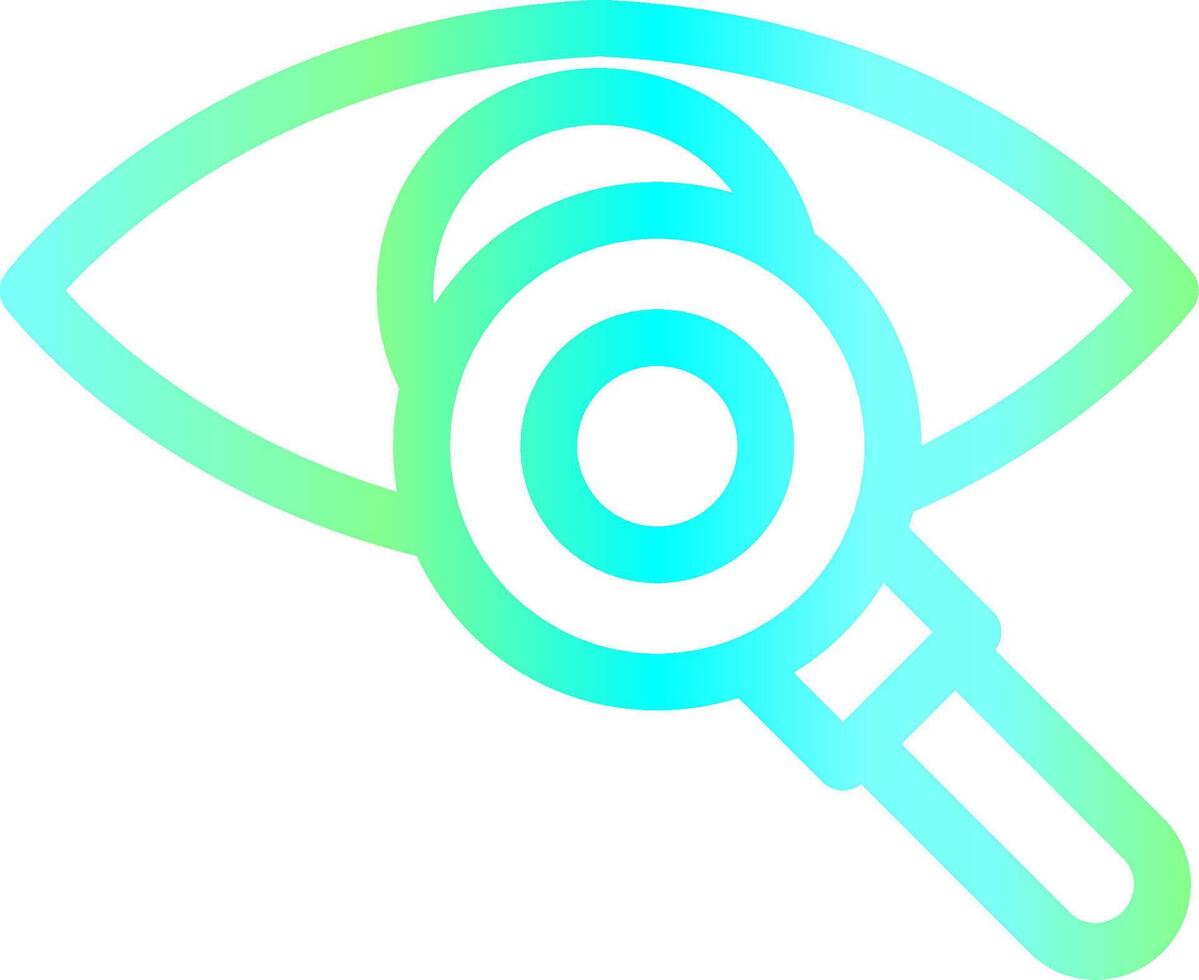 Eye Test Creative Icon Design vector