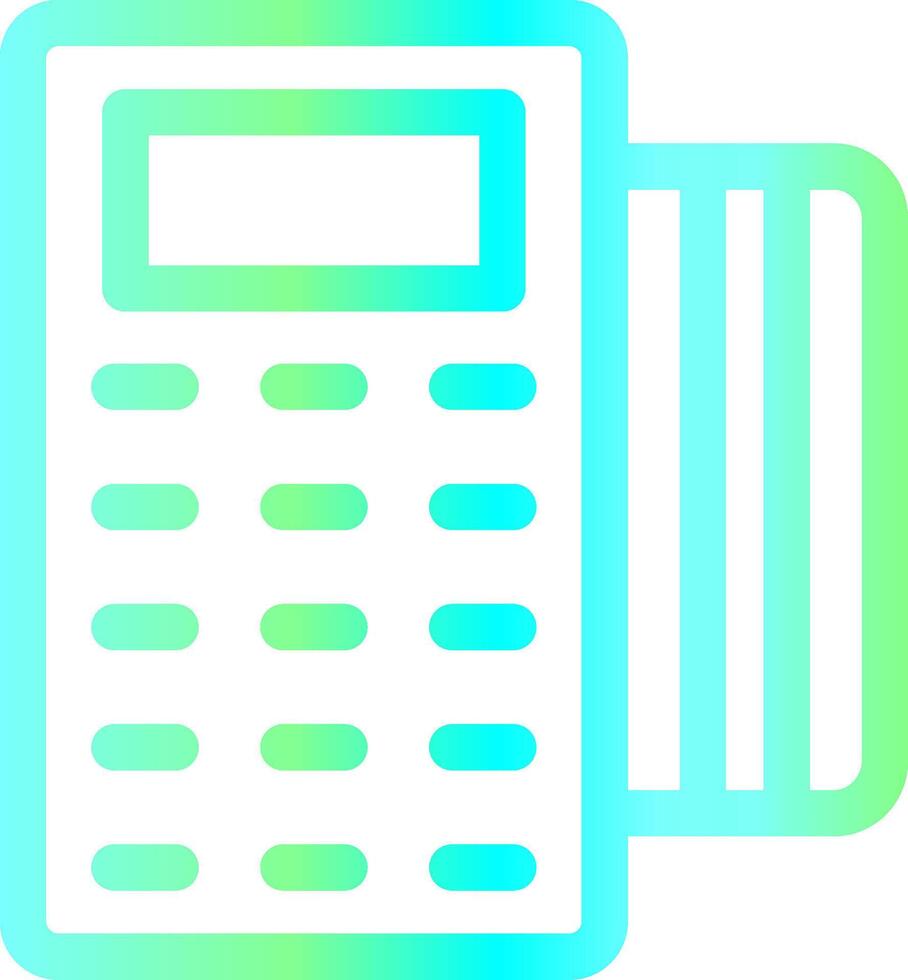Pos Terminal Creative Icon Design vector