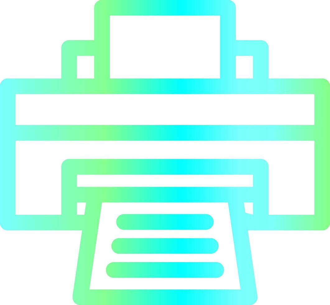 Line Blue Green Gradient Design vector