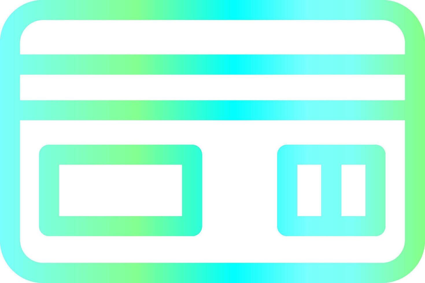 Credit Card Creative Icon Design vector