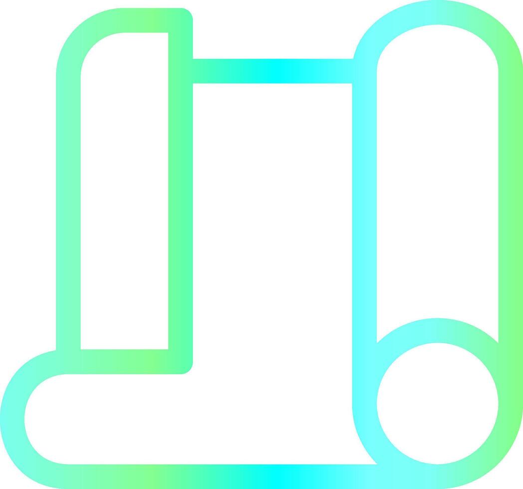 Paper Roll Creative Icon Design vector