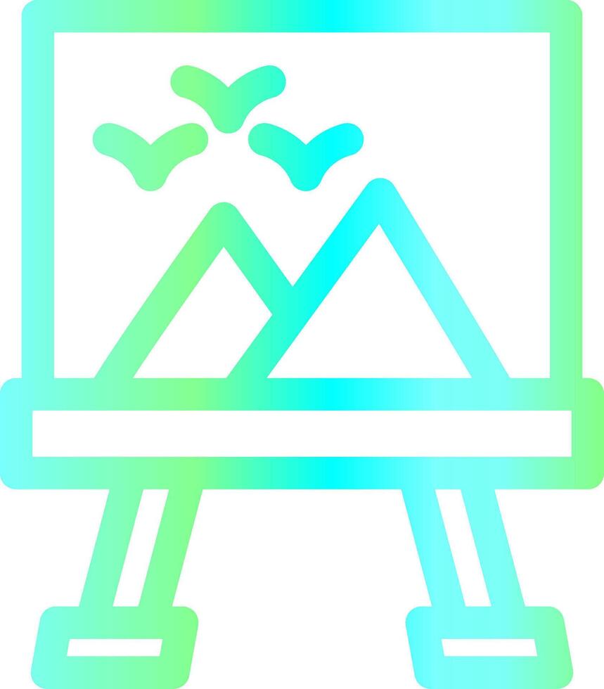 Canvas Creative Icon Design vector