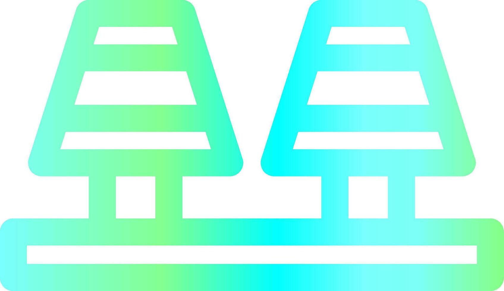 Wall Lamp Creative Icon Design vector