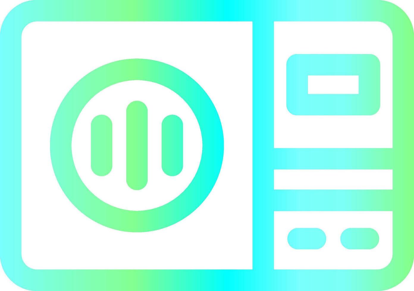 Radio Creative Icon Design vector