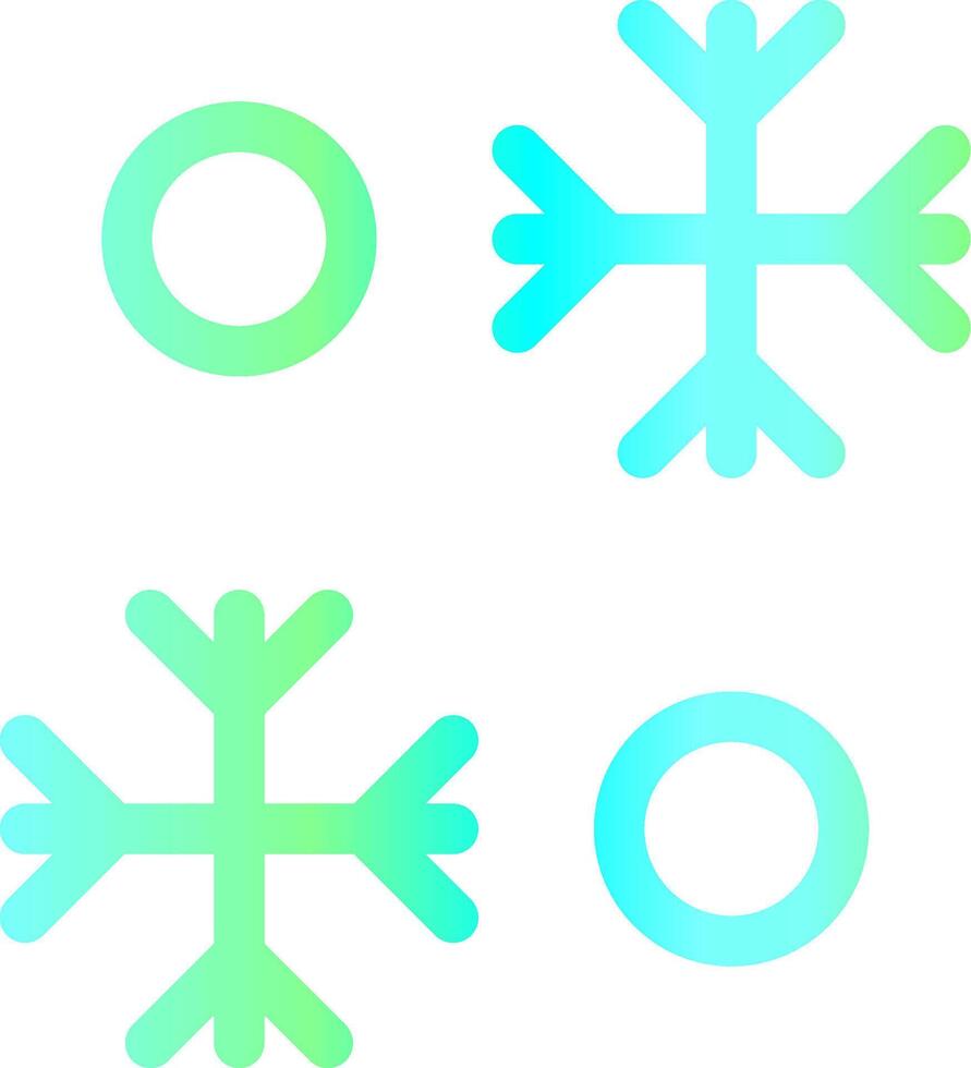 Snowflake Creative Icon Design vector