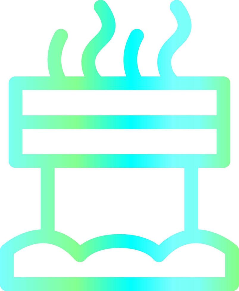 Chimney Creative Icon Design vector