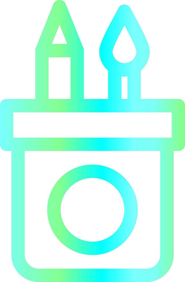 Pencil Case Creative Icon Design vector