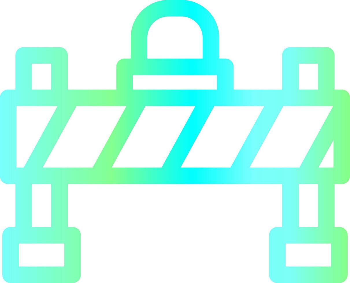 Barrier Creative Icon Design vector