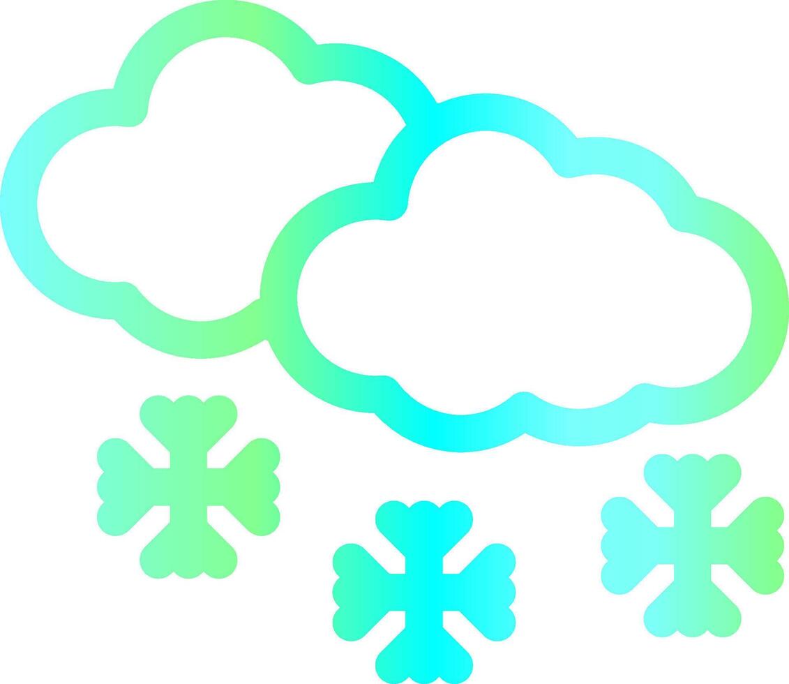 Snow Creative Icon Design vector