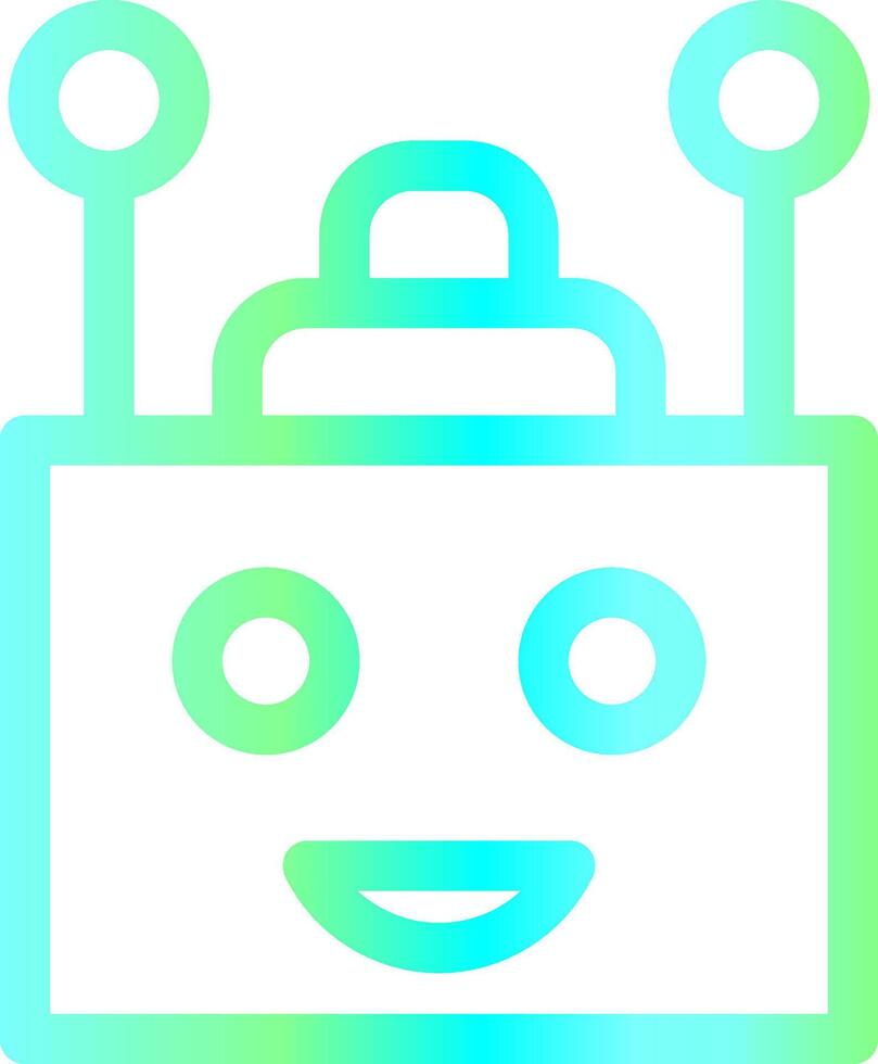 Chatbot Creative Icon Design vector
