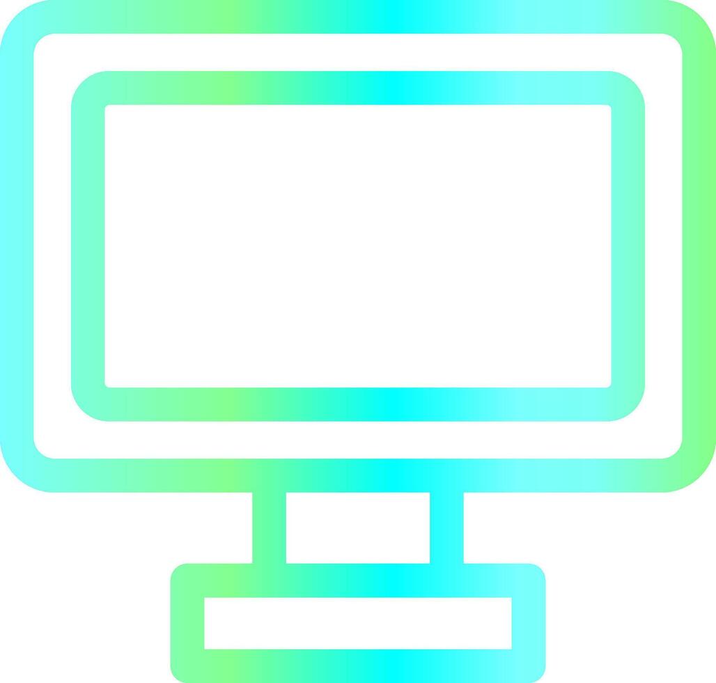 Monitor Creative Icon Design vector