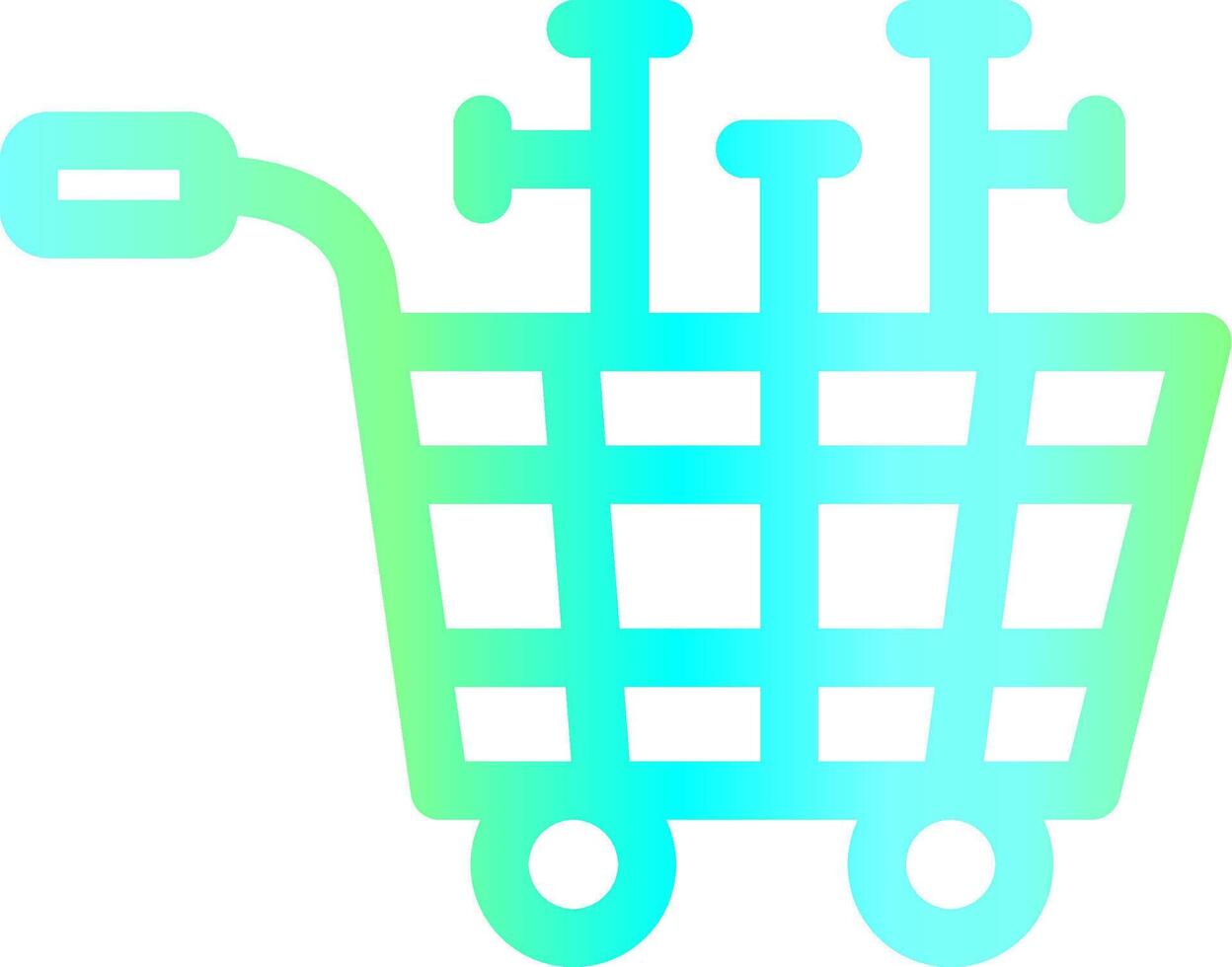 Shopping Cart Creative Icon Design vector