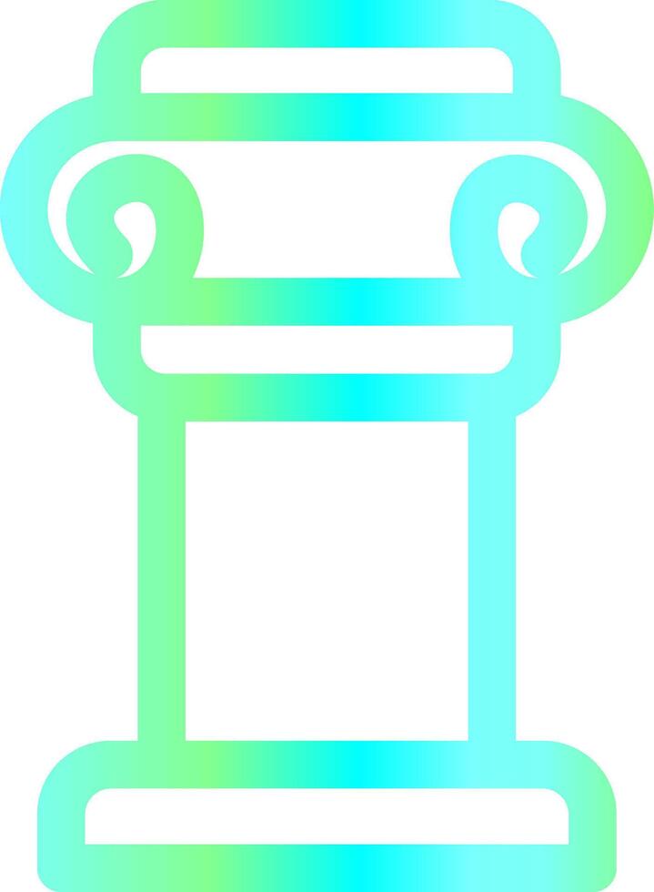 Pillar Creative Icon Design vector