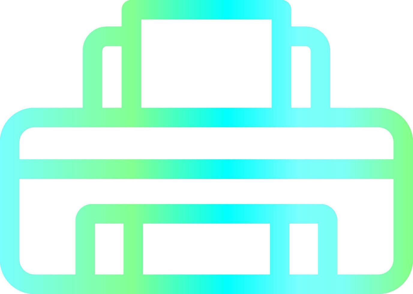 Line Blue Green Gradient Design vector