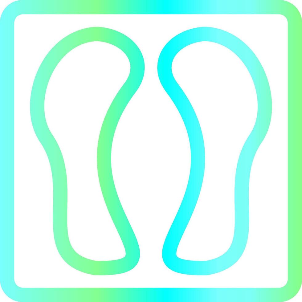 Footprint Creative Icon Design vector