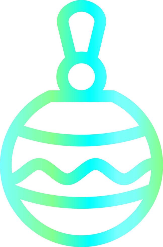Bauble Creative Icon Design vector
