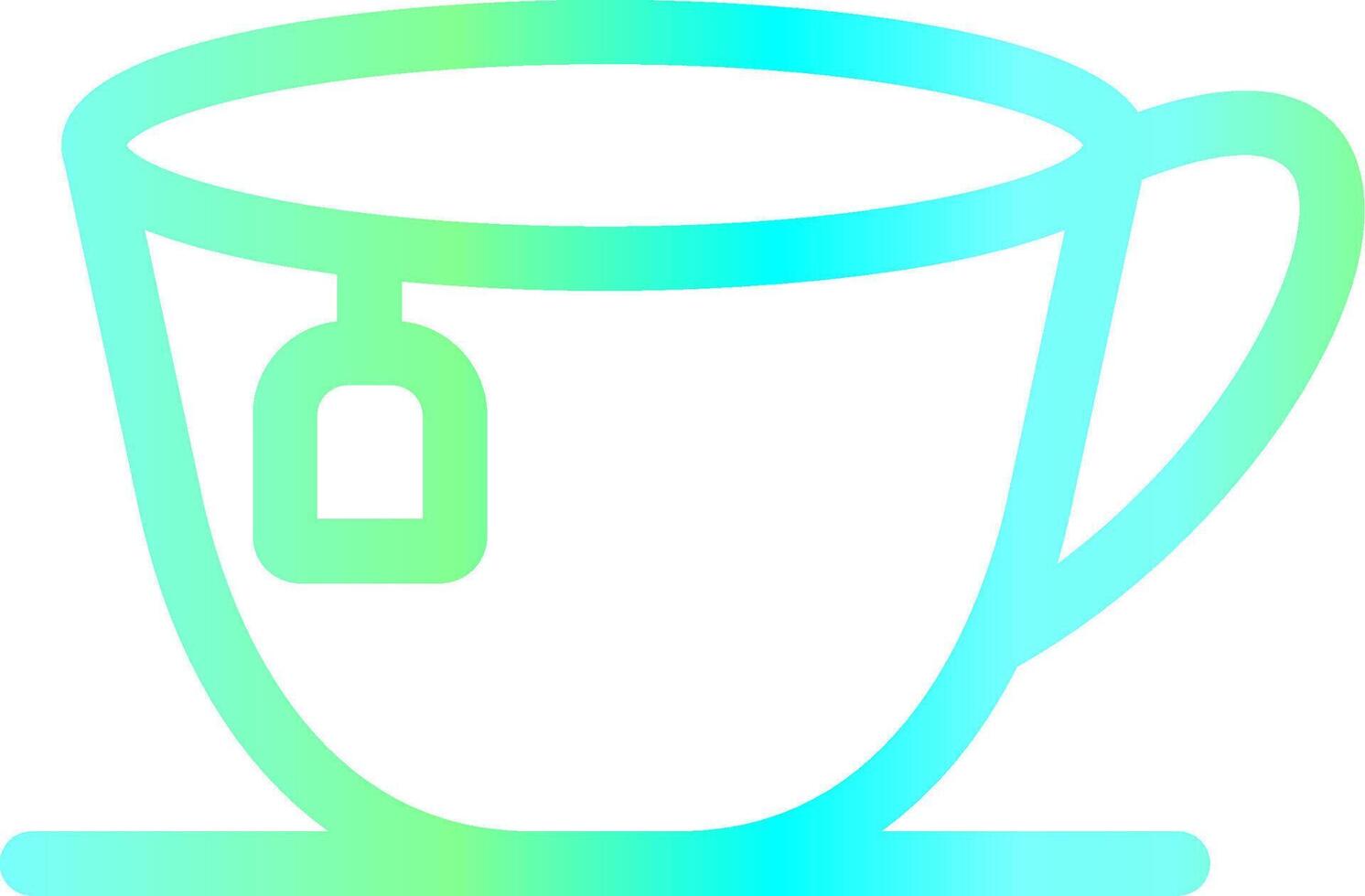 Tea Cup Creative Icon Design vector