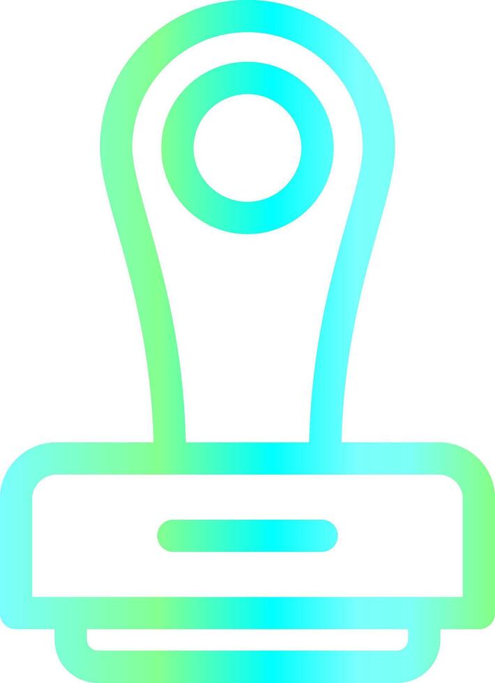Stamp Creative Icon Design vector