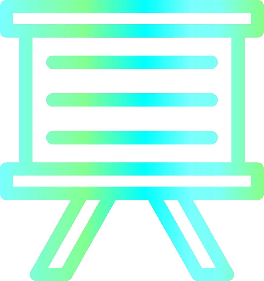 White Board Creative Icon Design vector