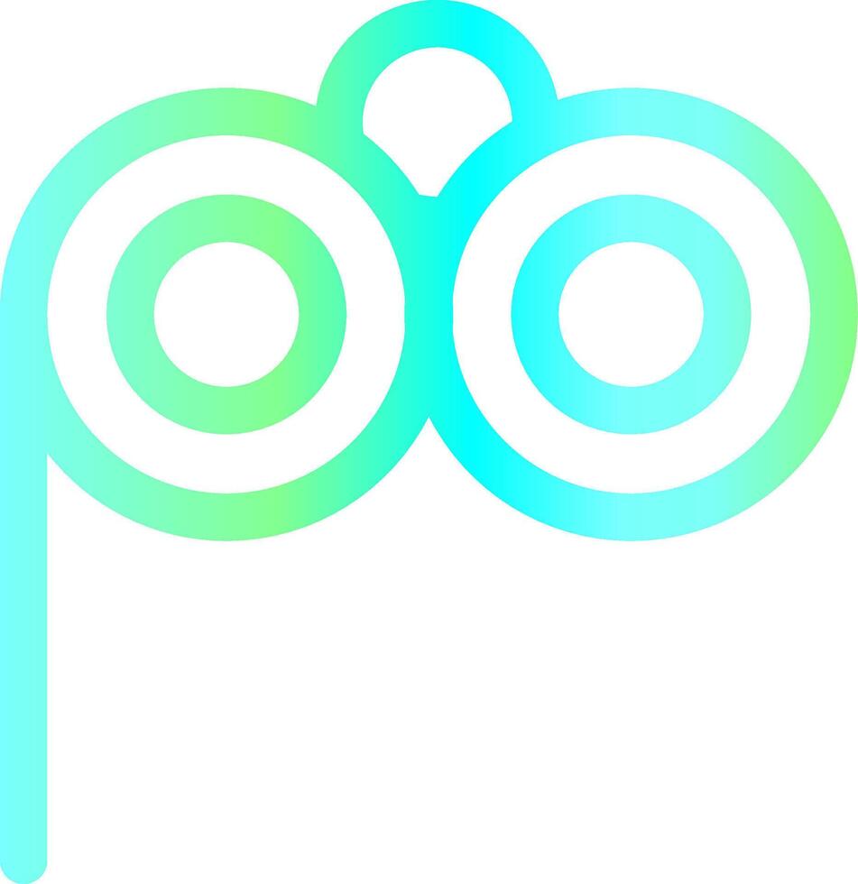 Lorgnette Glasses Creative Icon Design vector