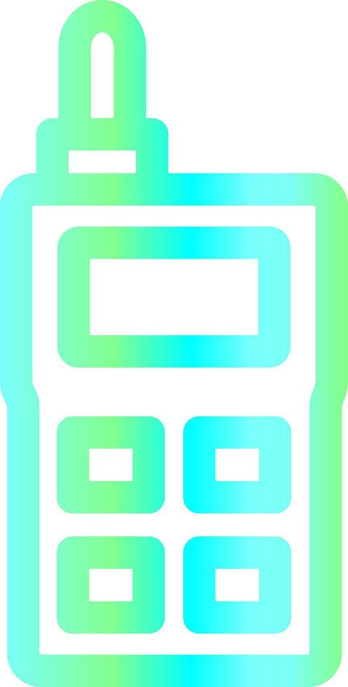 Walkie Talkie Creative Icon Design vector