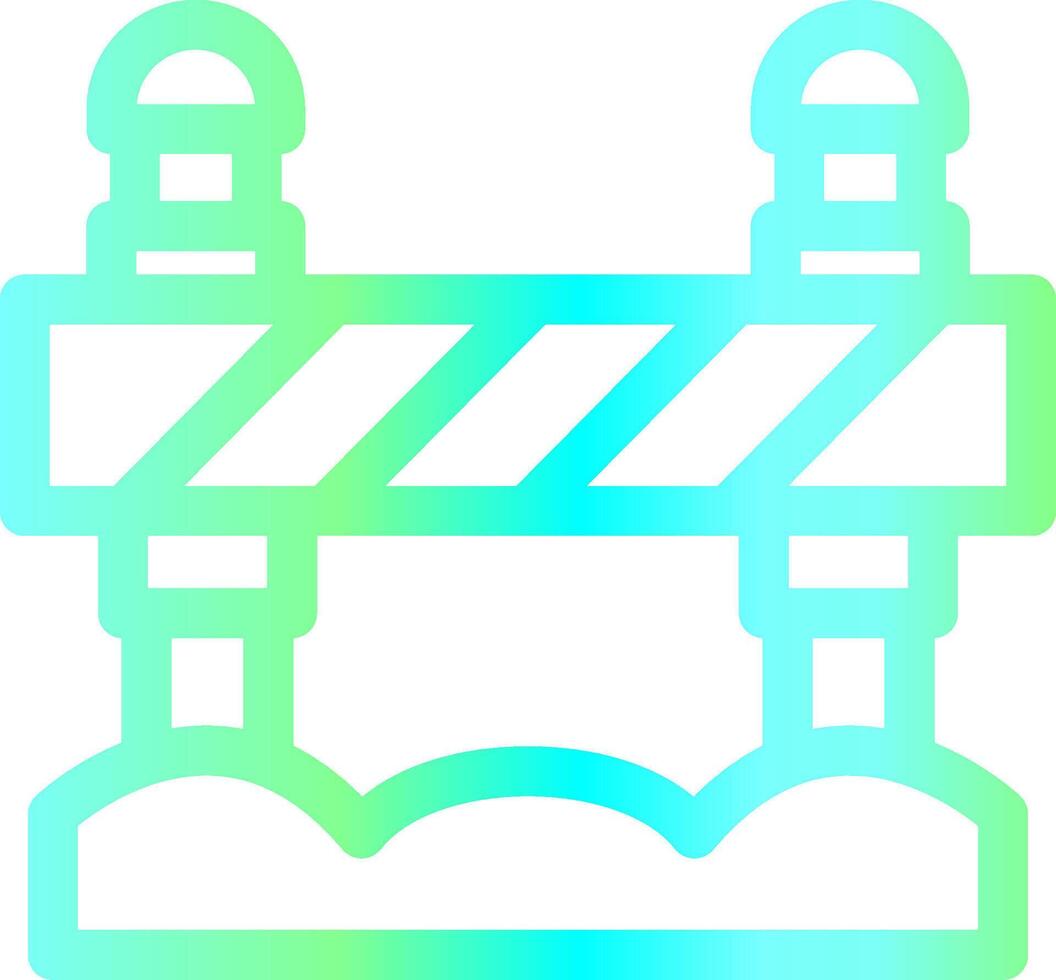 Road Block Creative Icon Design vector