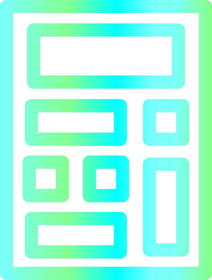 Calculator Creative Icon Design vector