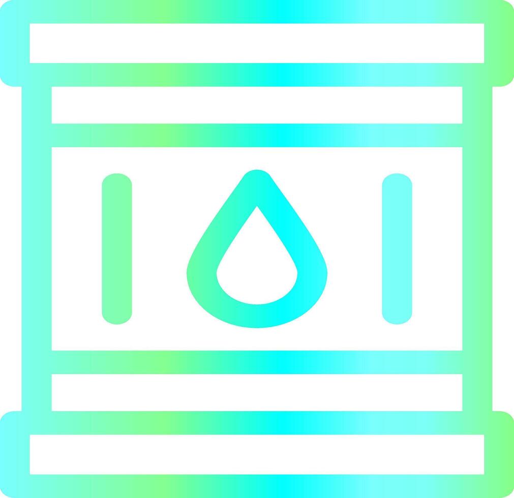 Oil Barrel Creative Icon Design vector